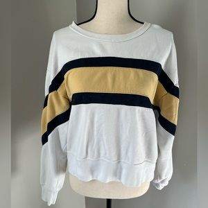 Navy and gold Abercrombie sweatshirt
